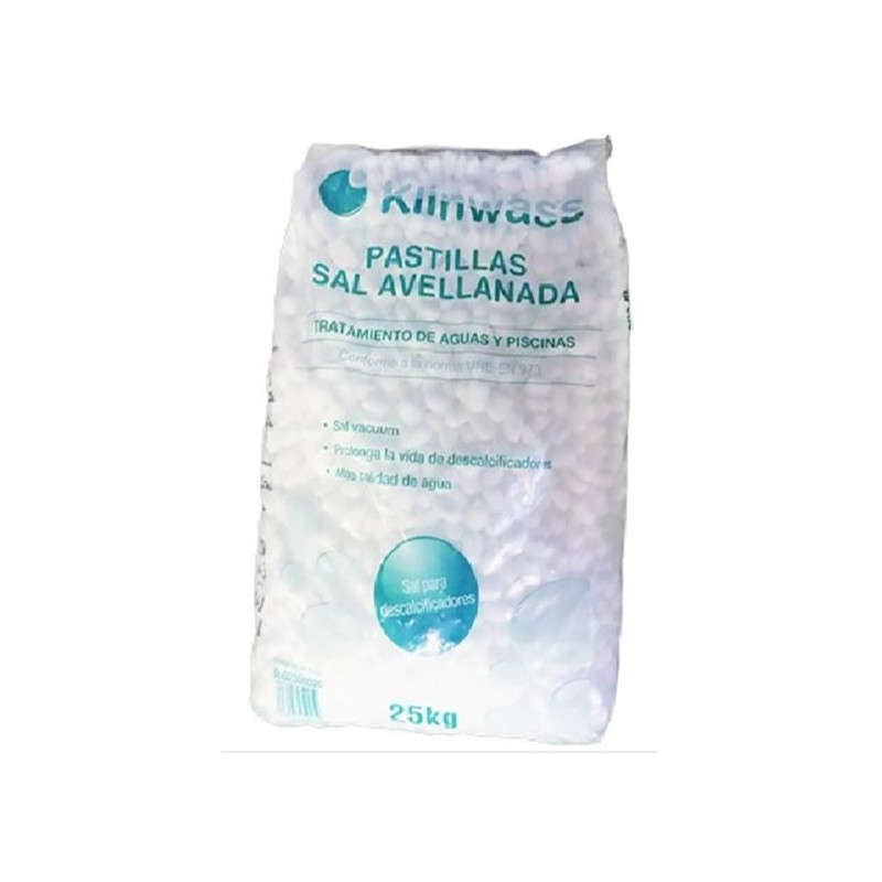 Sal Avellanada Saco 25 kg X 2 unidades Klinwass
