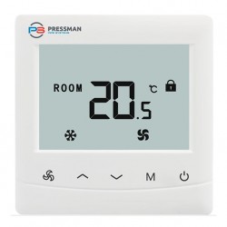 Termostato Digital Fancoil Pressman 4 tubos 5-35ºC